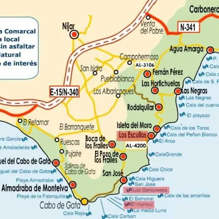 아파트 Casa Atalaya En De Con Piscina Níjar